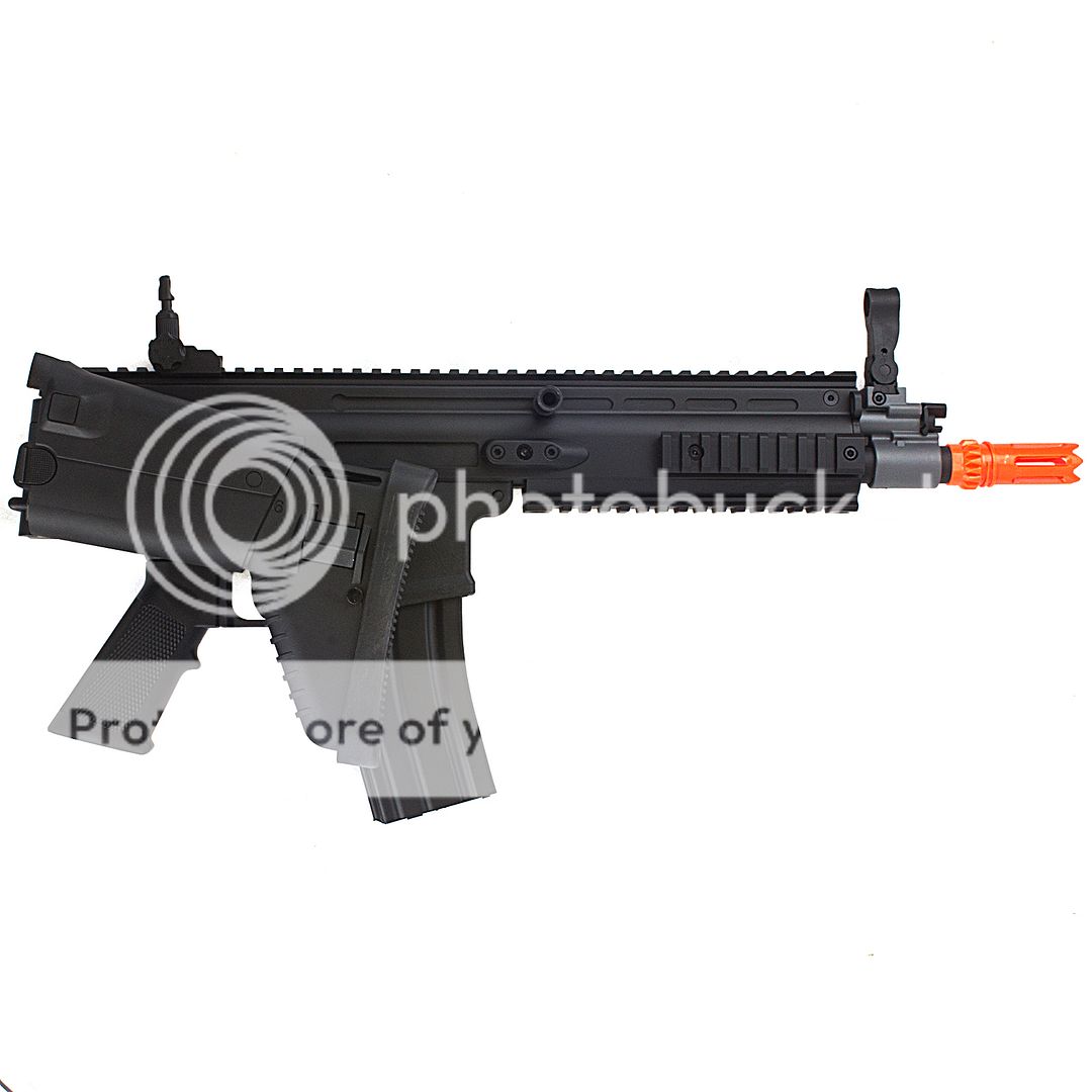 370 FPS FN SCARL ELECTRIC AEG LICENSED AIRSOFT RIFLE GUN MK16 Black